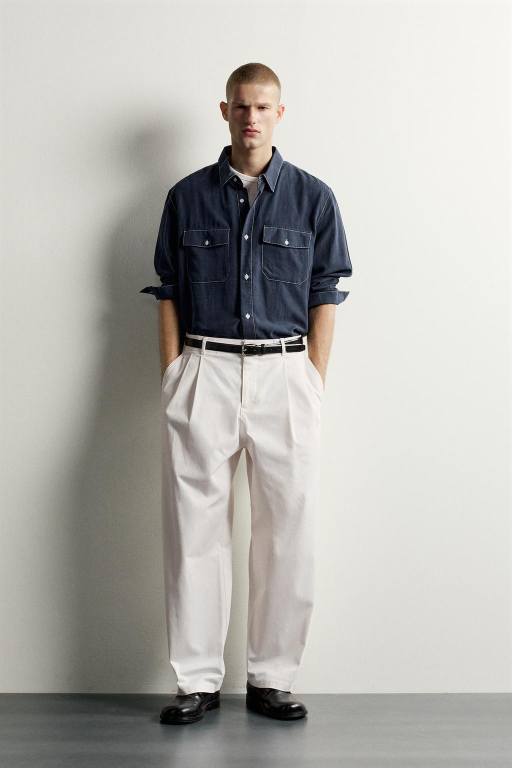 FLOWING POCKET SHIRT
