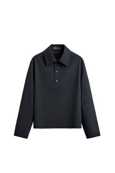 CAMISA POLO CON LANA