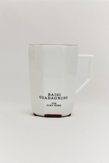 THE SKY OCTAGONAL MUG — Burgundy 2
