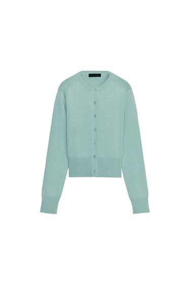 PLAIN KNIT CARDIGAN