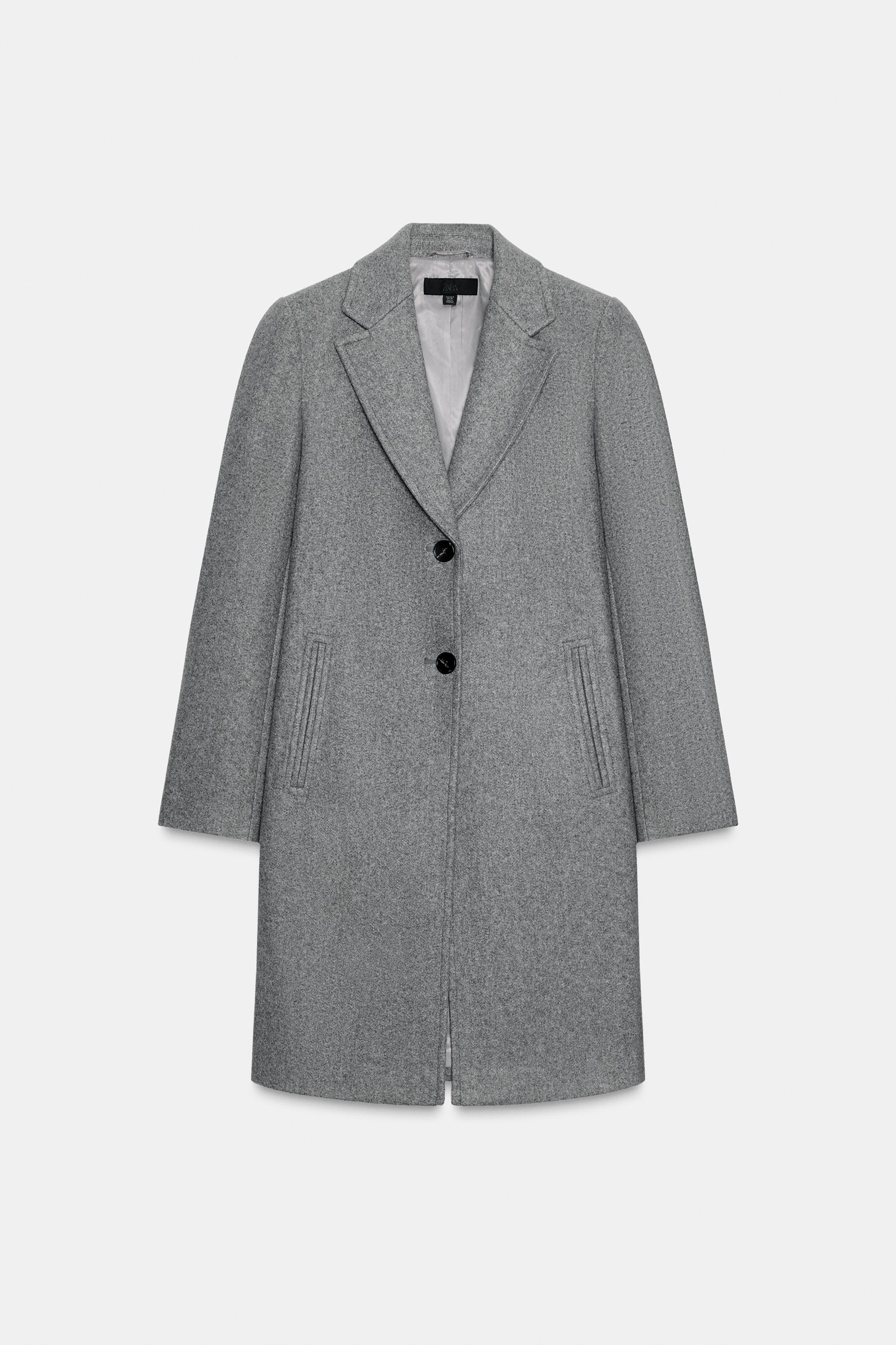 ソフトショルダーパッドコート - ブラウン | ZARA Japan / 日本