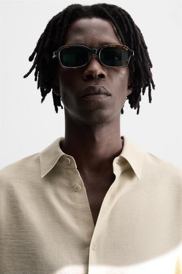 RECTANGULAR SUNGLASSES - Tortoiseshell by Zara - Image 0
