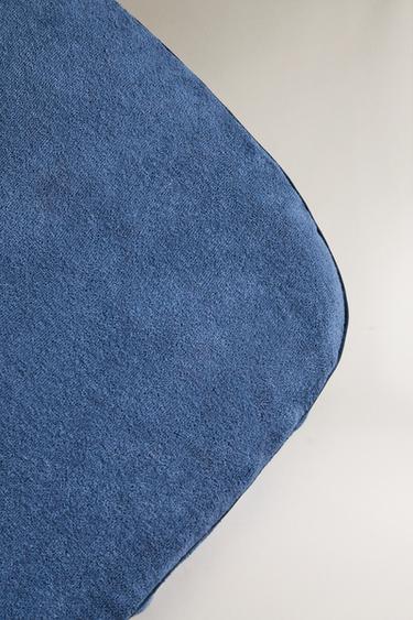 LOUNGER COVER WITH PIPING - Mid-blue by Zara - Image 1