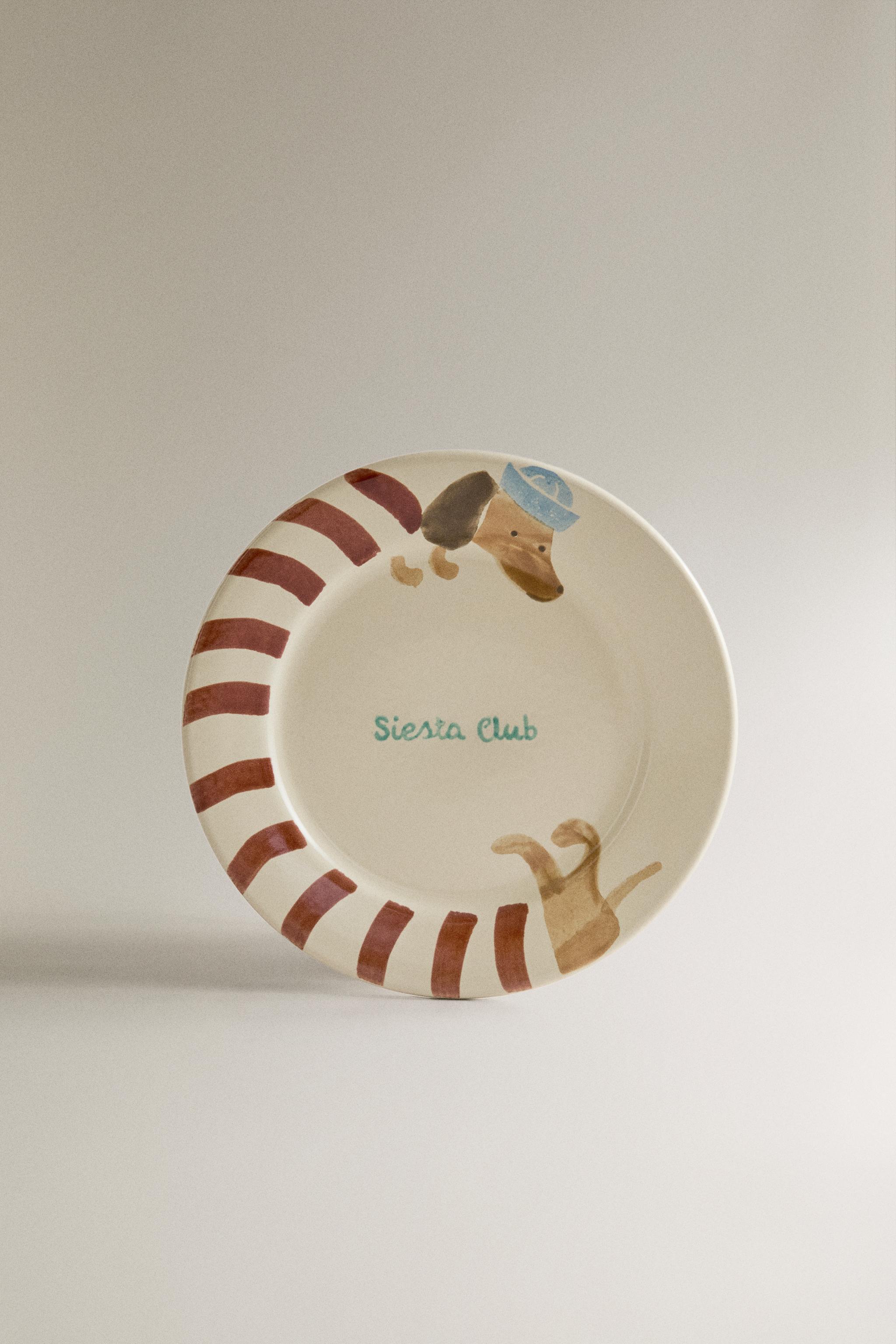 ASSIETTE ENFANT CÉRAMIQUE CHIEN