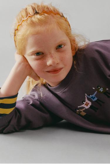 THE BEATLES™ EMBROIDERED T-SHIRT — Lilac 3