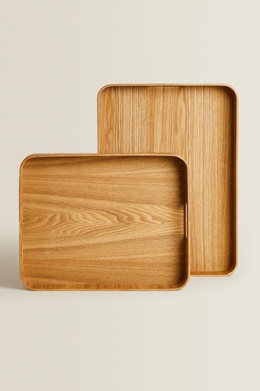 LARGE NON-SLIP TRAY - Light beige by Zara - Image 4