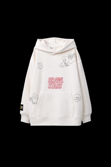 KAPUZENSWEATSHIRT BRAWL STARS © SUPERCELL OY - Cremefarben hell von Zara - Bild 0