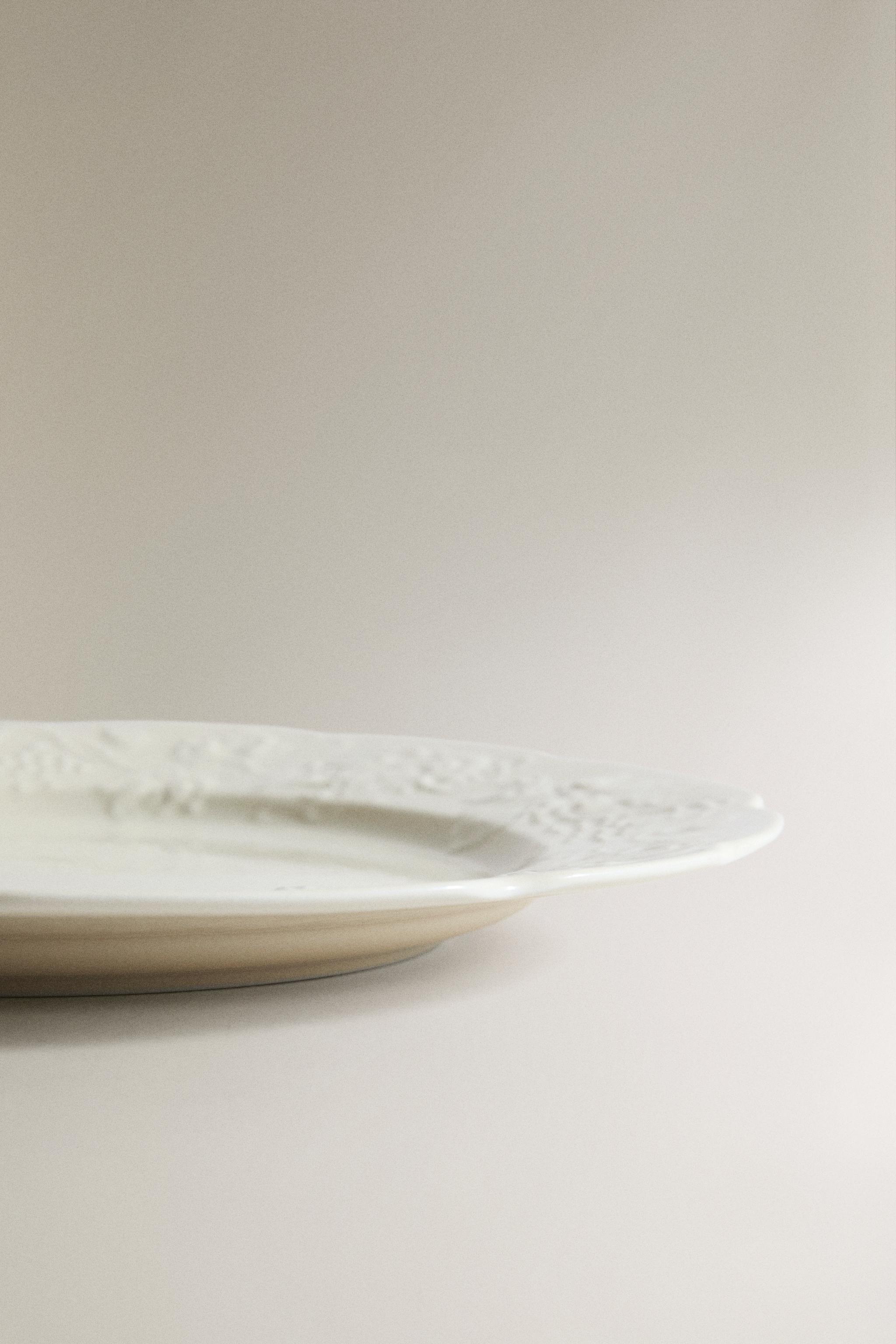 ASSIETTE PLATE PORCELAINE RAISINS