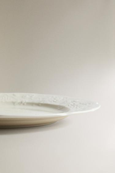ASSIETTE PLATE PORCELAINE RAISINS - Crème de Zara - Image 3