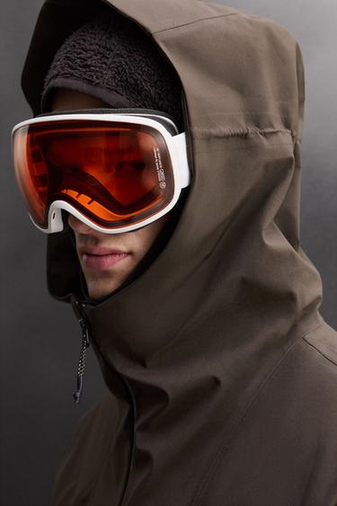 RECCO® WATERPROOF PADDED SKI SHELL TROUSERS - Brown by Zara - Image 6
