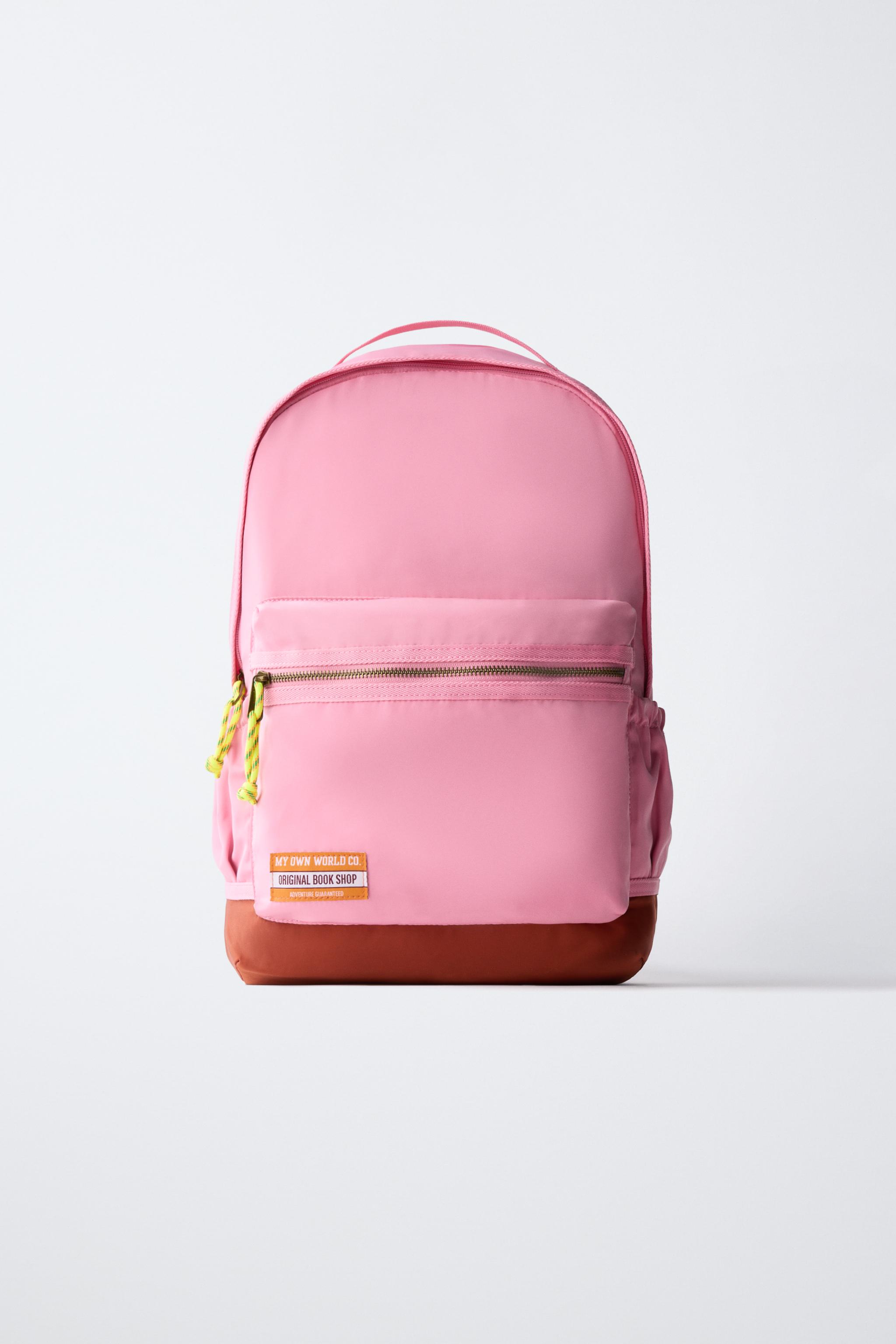COLORBLOCK BACKPACK — Pink