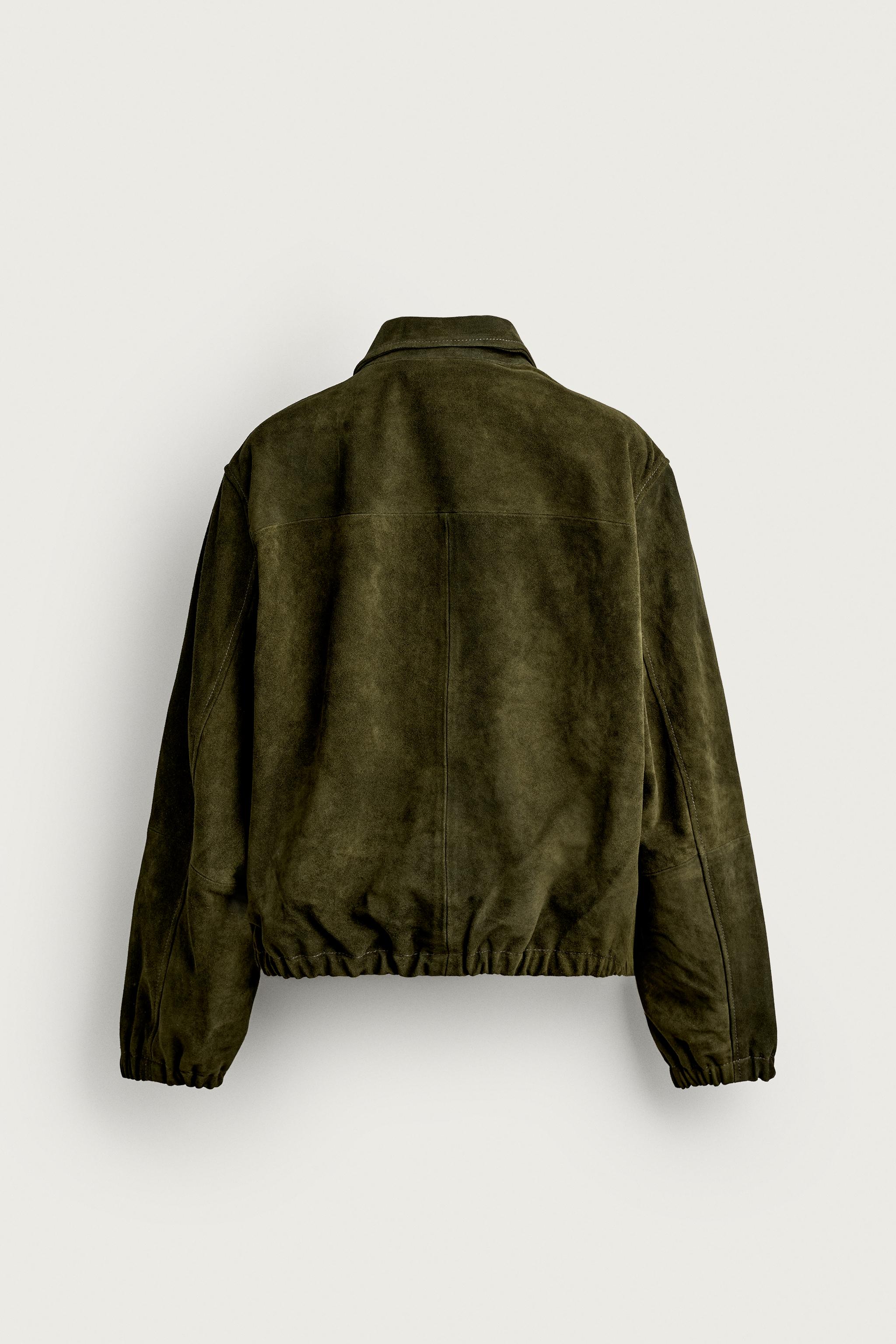 REGULAR FIT SUEDE JACKET