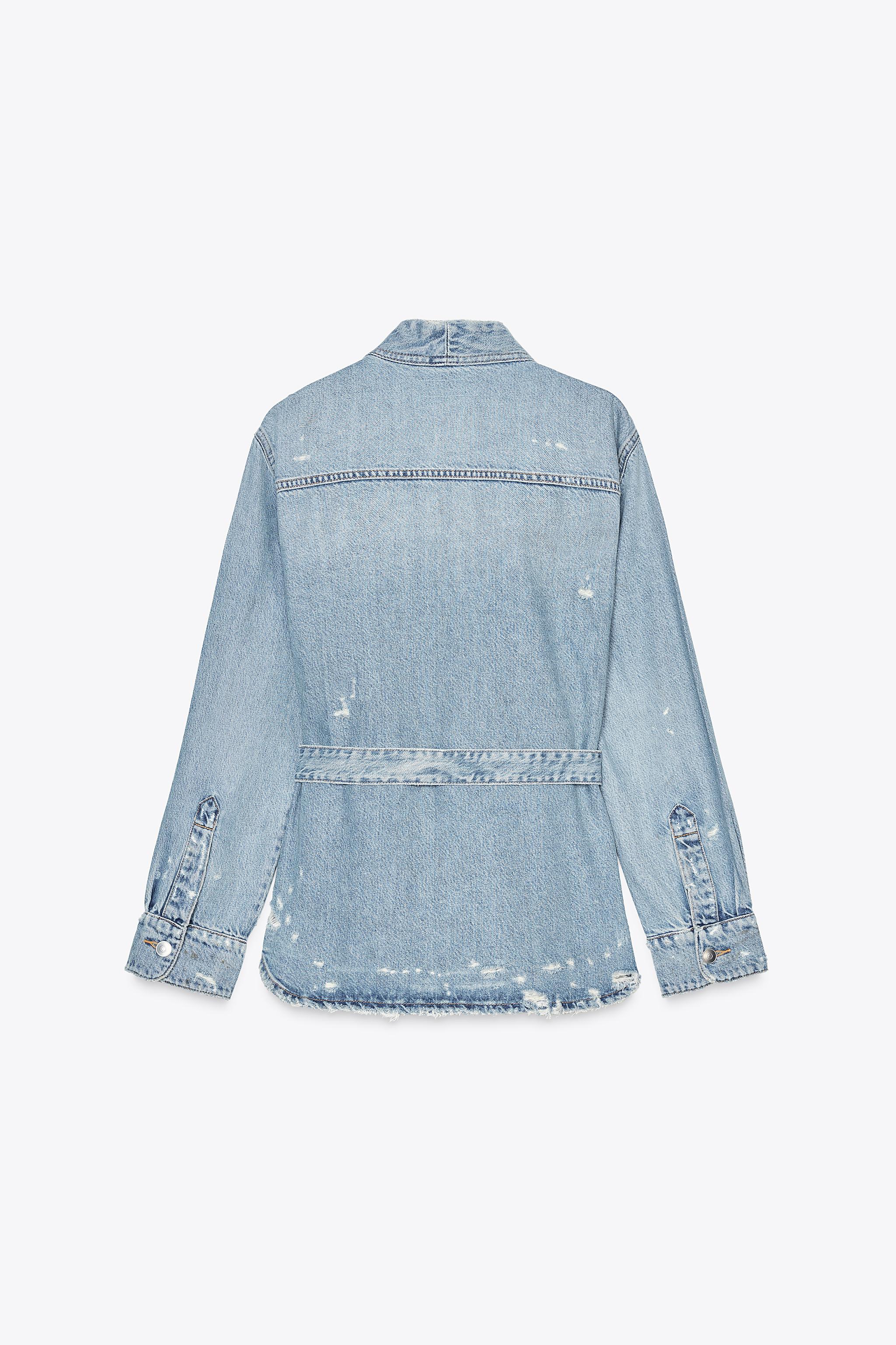 ZW COLLECTION デニムシャツ - ブルー | ZARA Japan / 日本