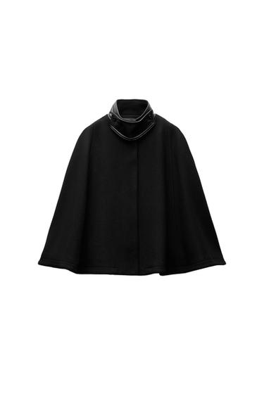 ZW COLLECTION MANTECO WOOL BLEND CAPE