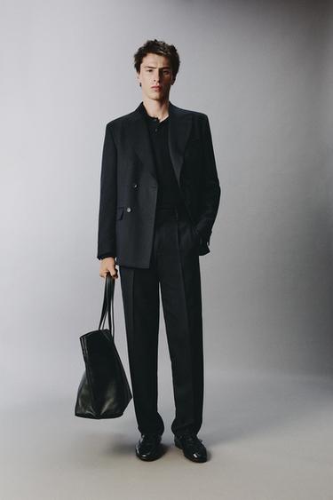 ÁO KHOÁC BLAZER DÁNG SUÔNG THEO BỘ - Màu xanh nước biển từ Zara