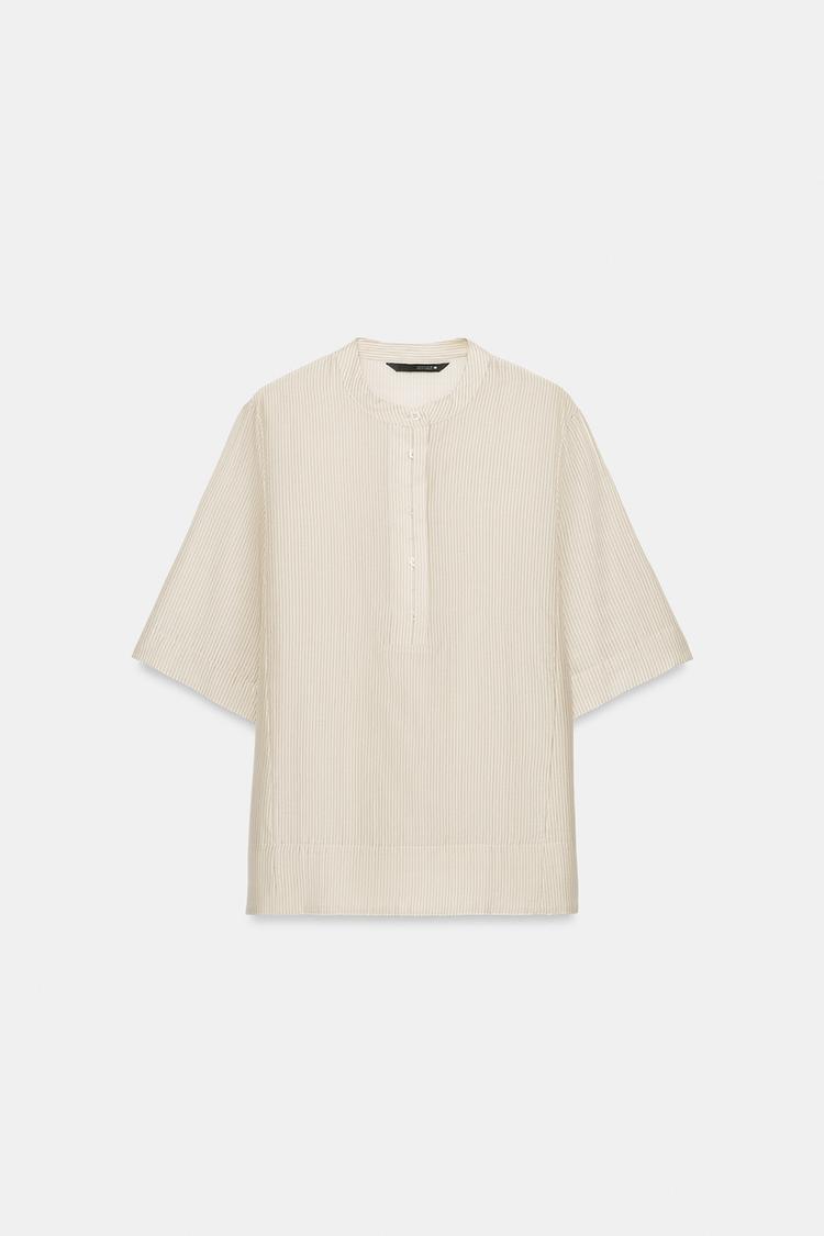 Blusa fluida de manga corta ZW COLLECTION 6