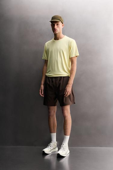 9" TRAINING SHORTS - Brown by Zara - Image 0