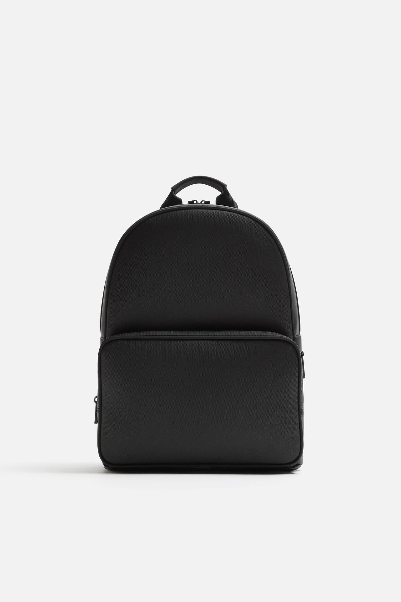 TEXTURED BACKPACK - Black by Zara