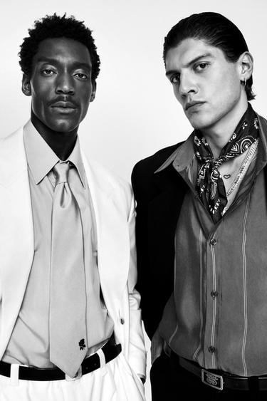 BANDANA PAISLEY 100% SOIE WILLY CHAVARRIA X ZARA - Bleu de Zara - Image 1