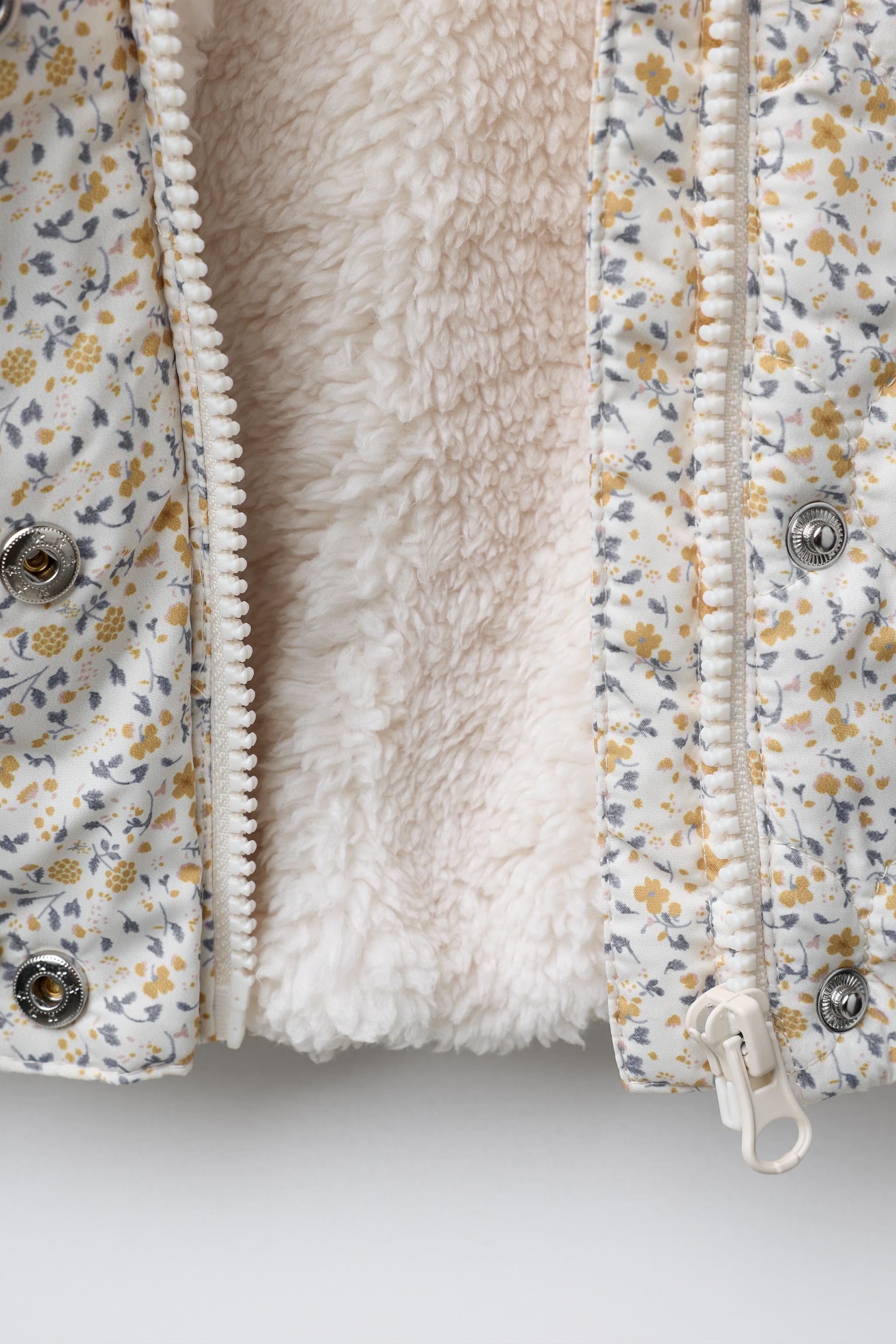 FLORAL PRINT NYLON JACKET