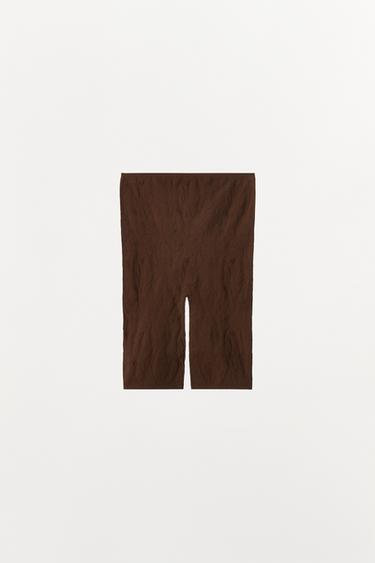 SEAMLESS CYCLING SHORTS - Brown by Zara - Image 2