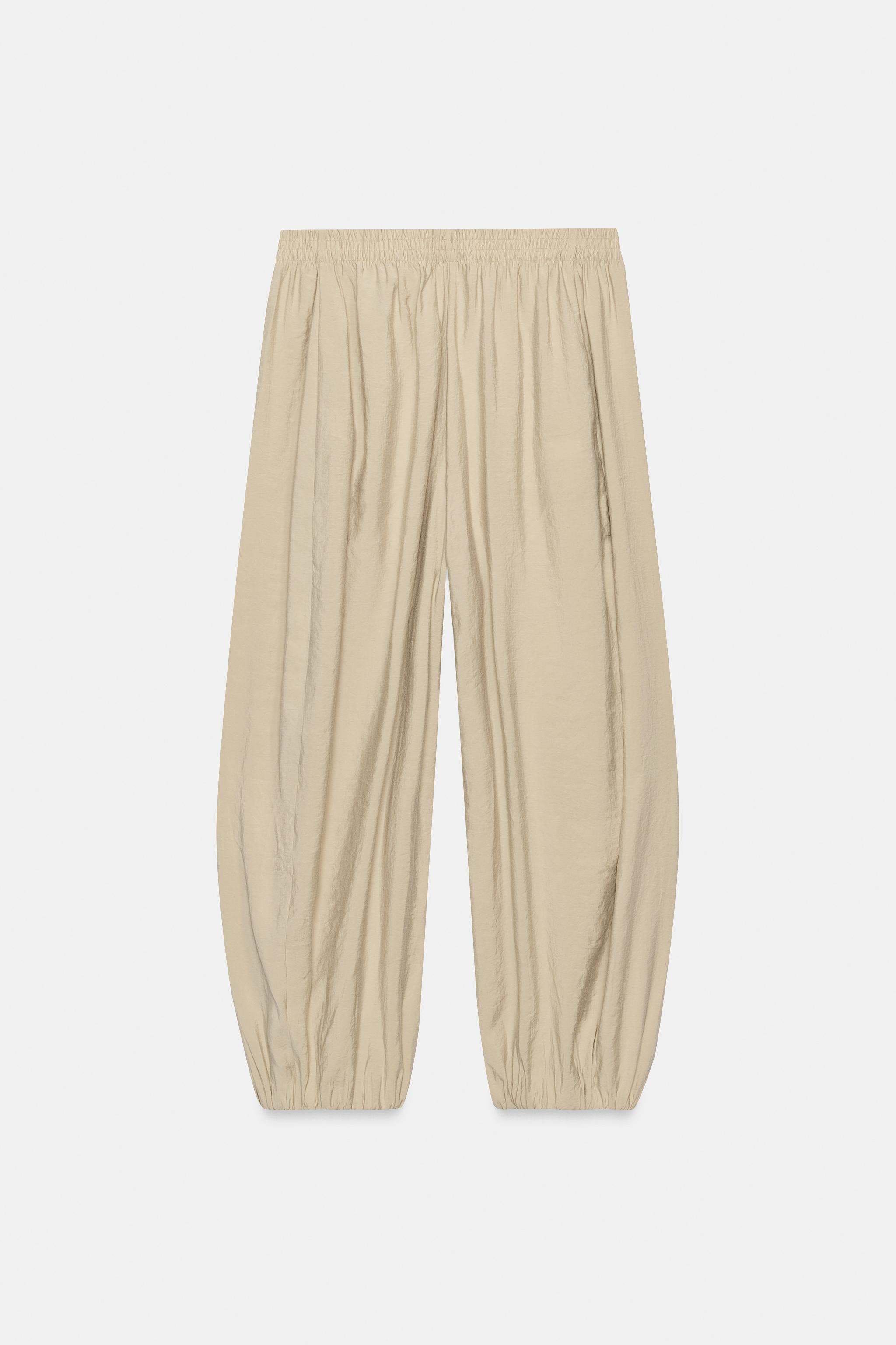Zara Hacimli Şalvar Pantolon görsel 8