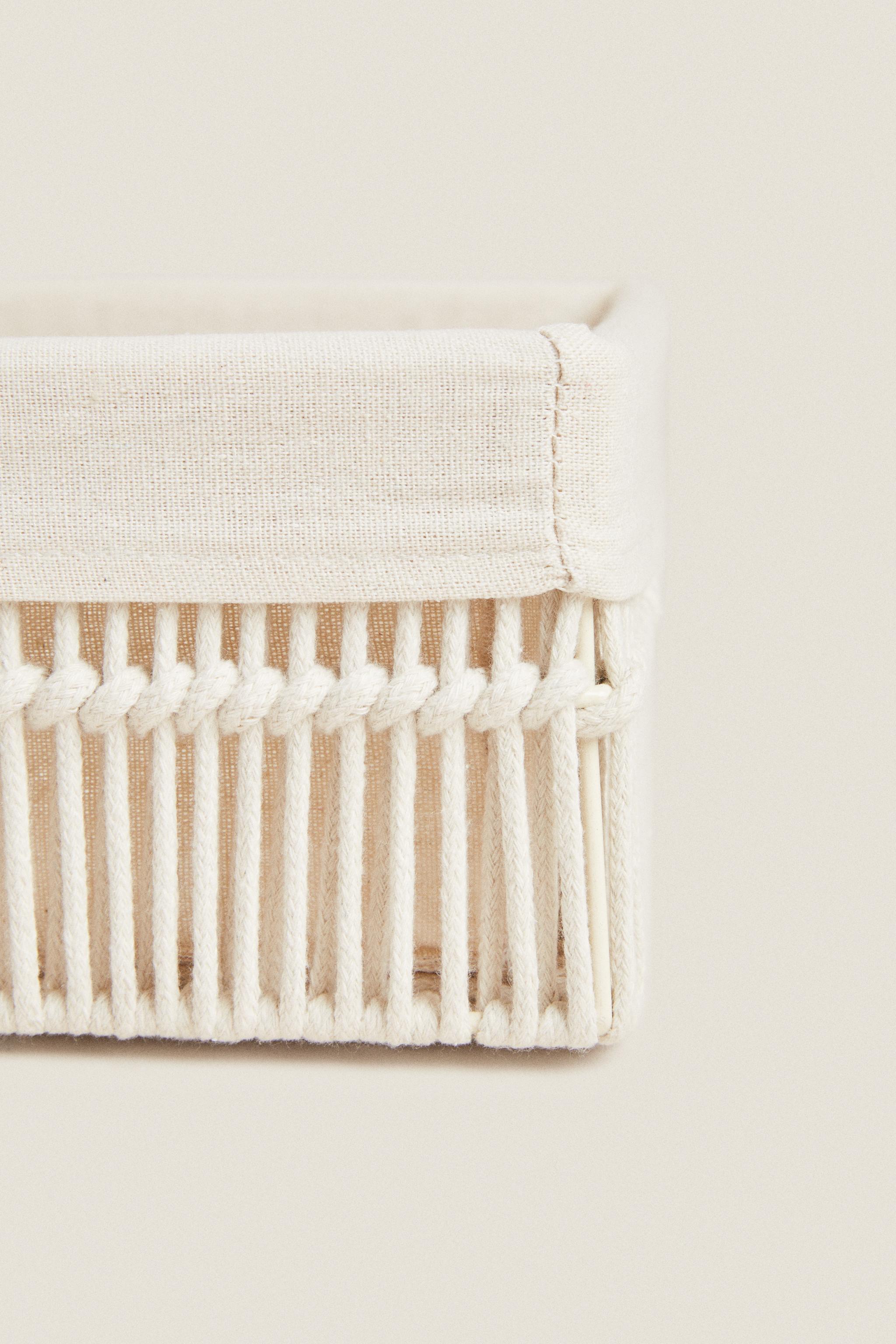 PANIERS COTON DOUBLURE