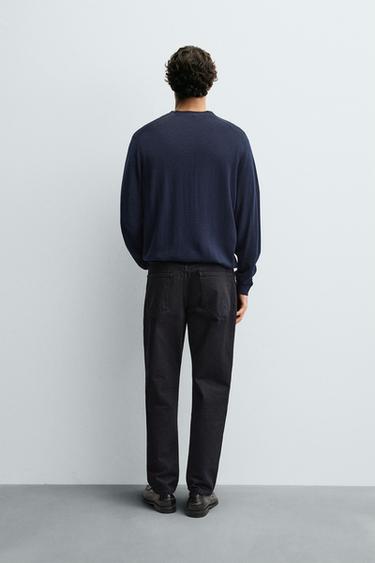 JEAN COUPE SLIM - Bleu marine foncé de Zara - Image 2