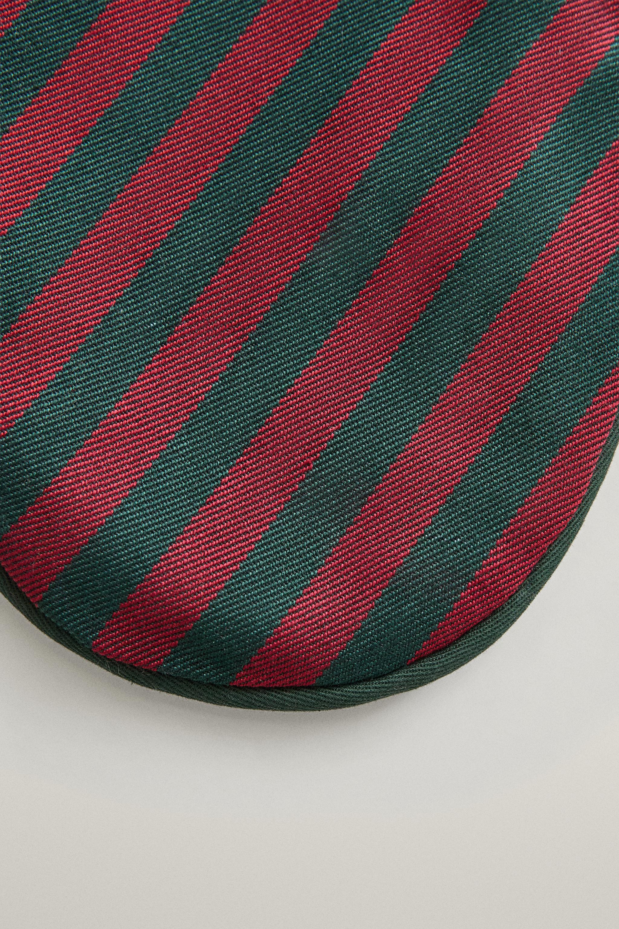 CHRISTMAS STRIPED BONE PET SOCK