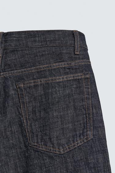 BAGGY FIT DENIM BERMUDA SHORTS - Indigo by Zara - Image 10