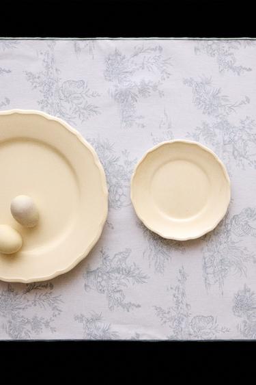 BORDLØBER I RESIN TOILE - blå fra Zara