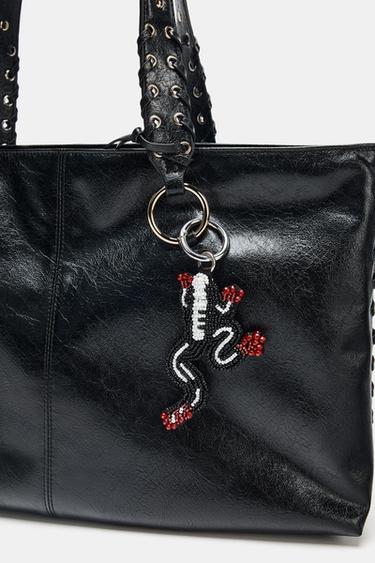 BEADED FROG CHARM - Multicoloured by Zara