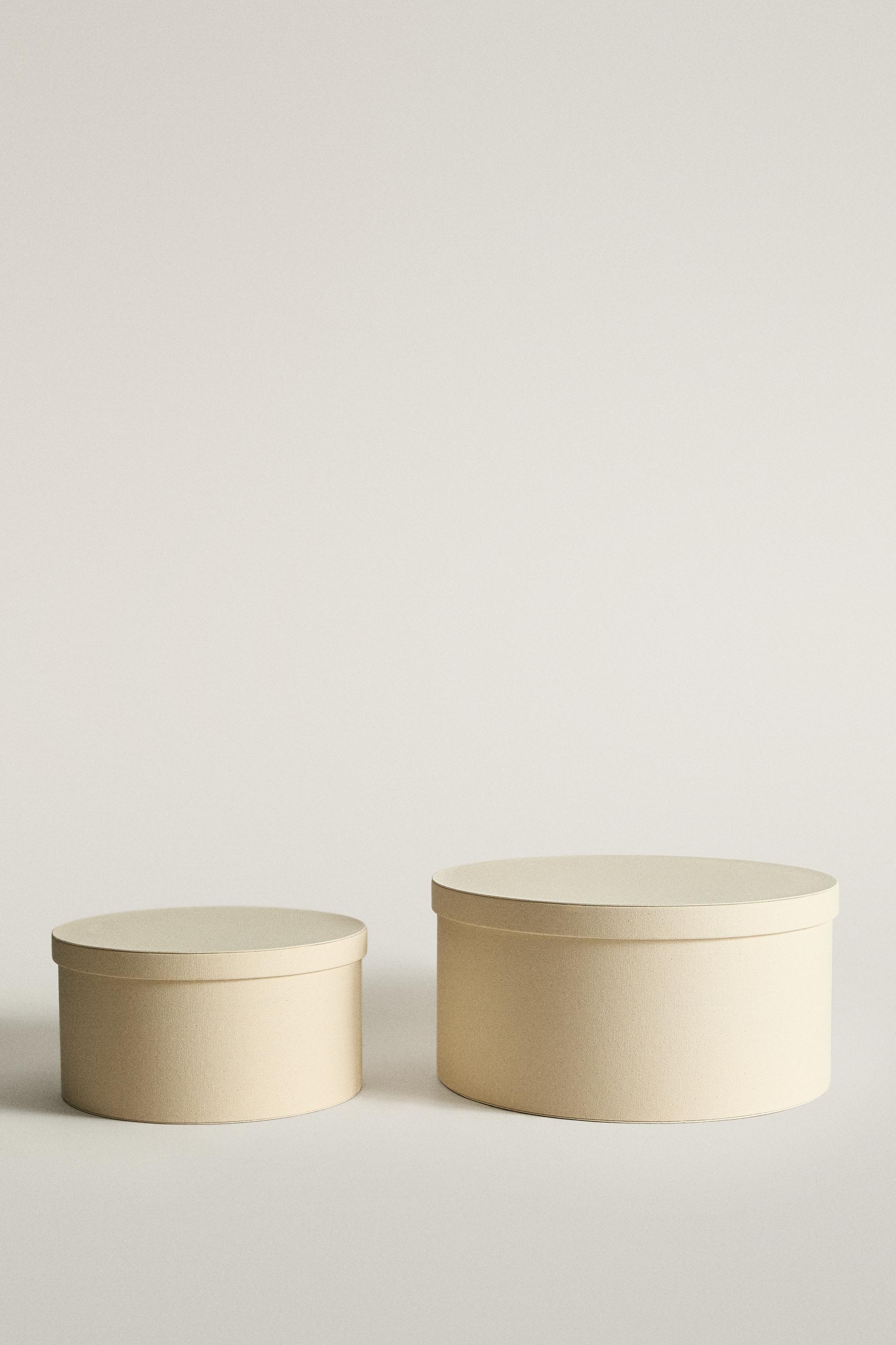 FABRIC HAT BOX