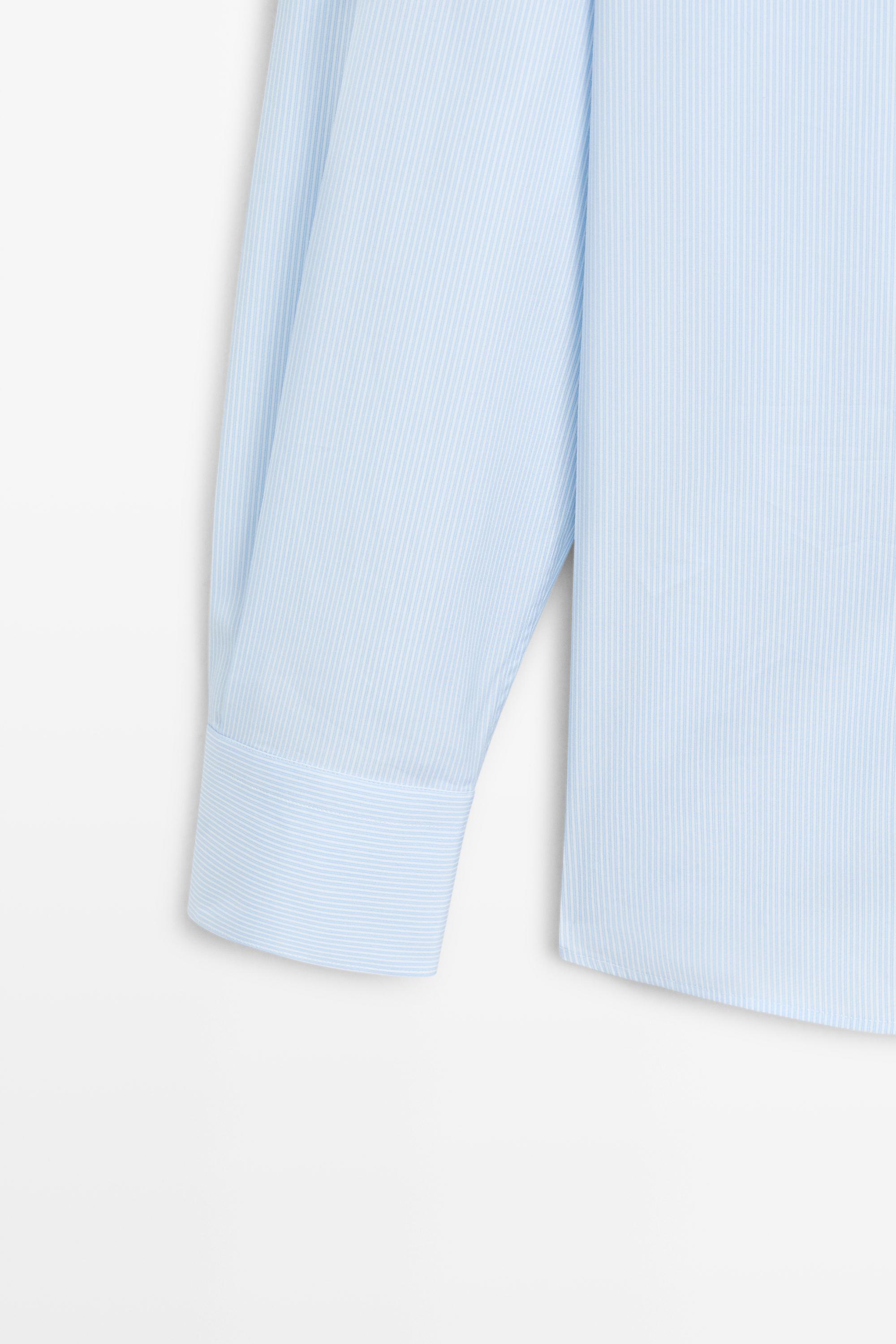 Chemise slim à rayures tailoring