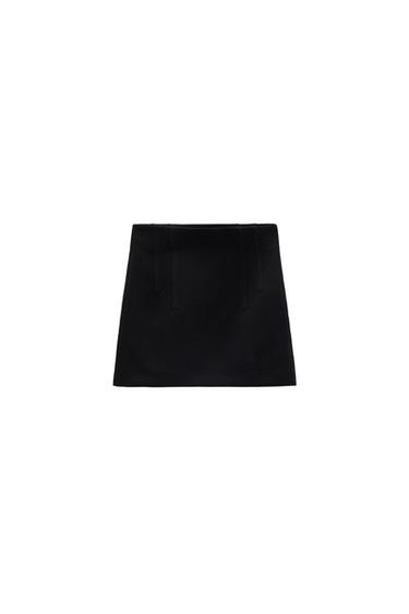 HIGH-WAIST MINI SKIRT