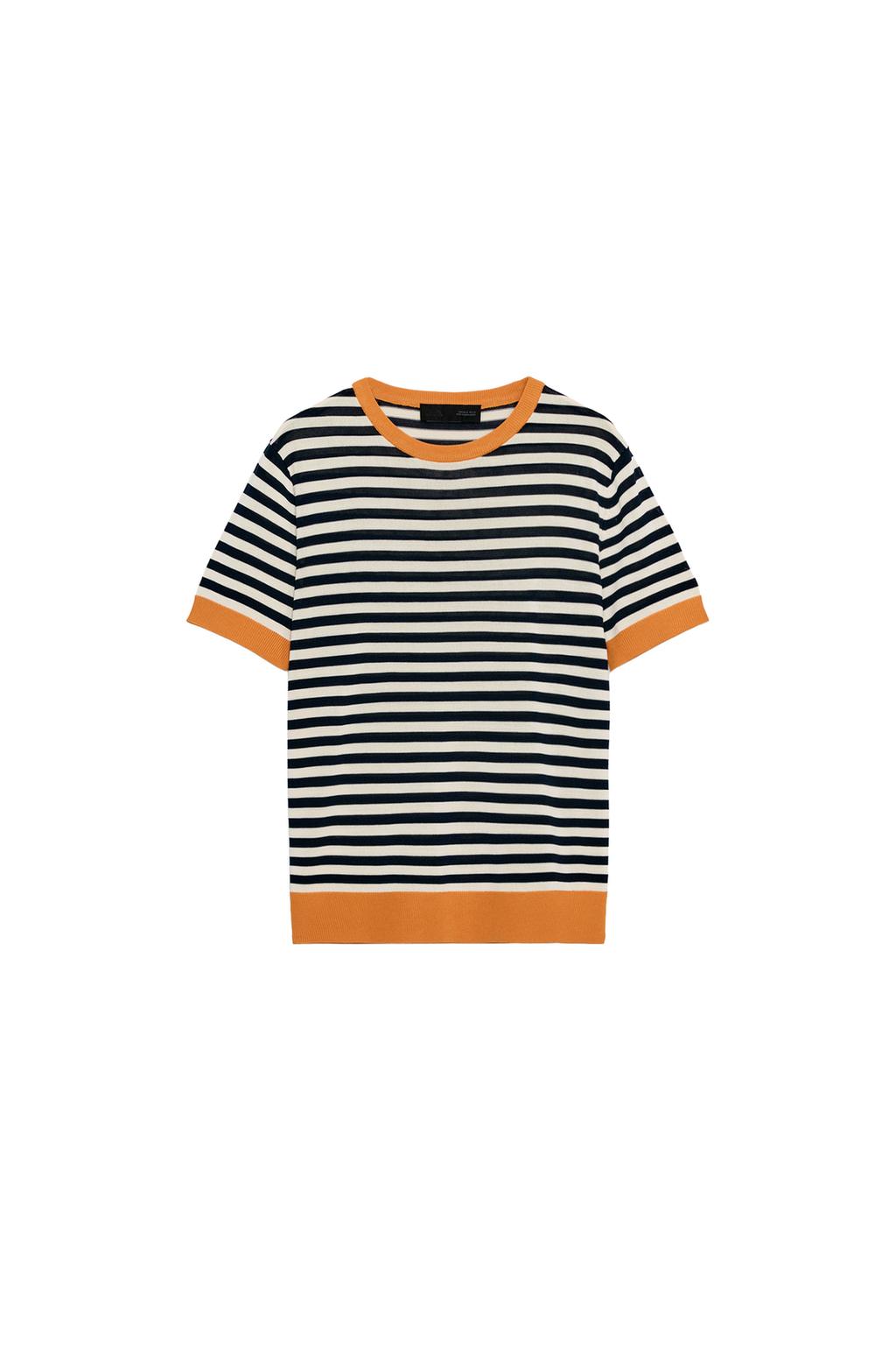 STRIPED KNIT TOP - image 3