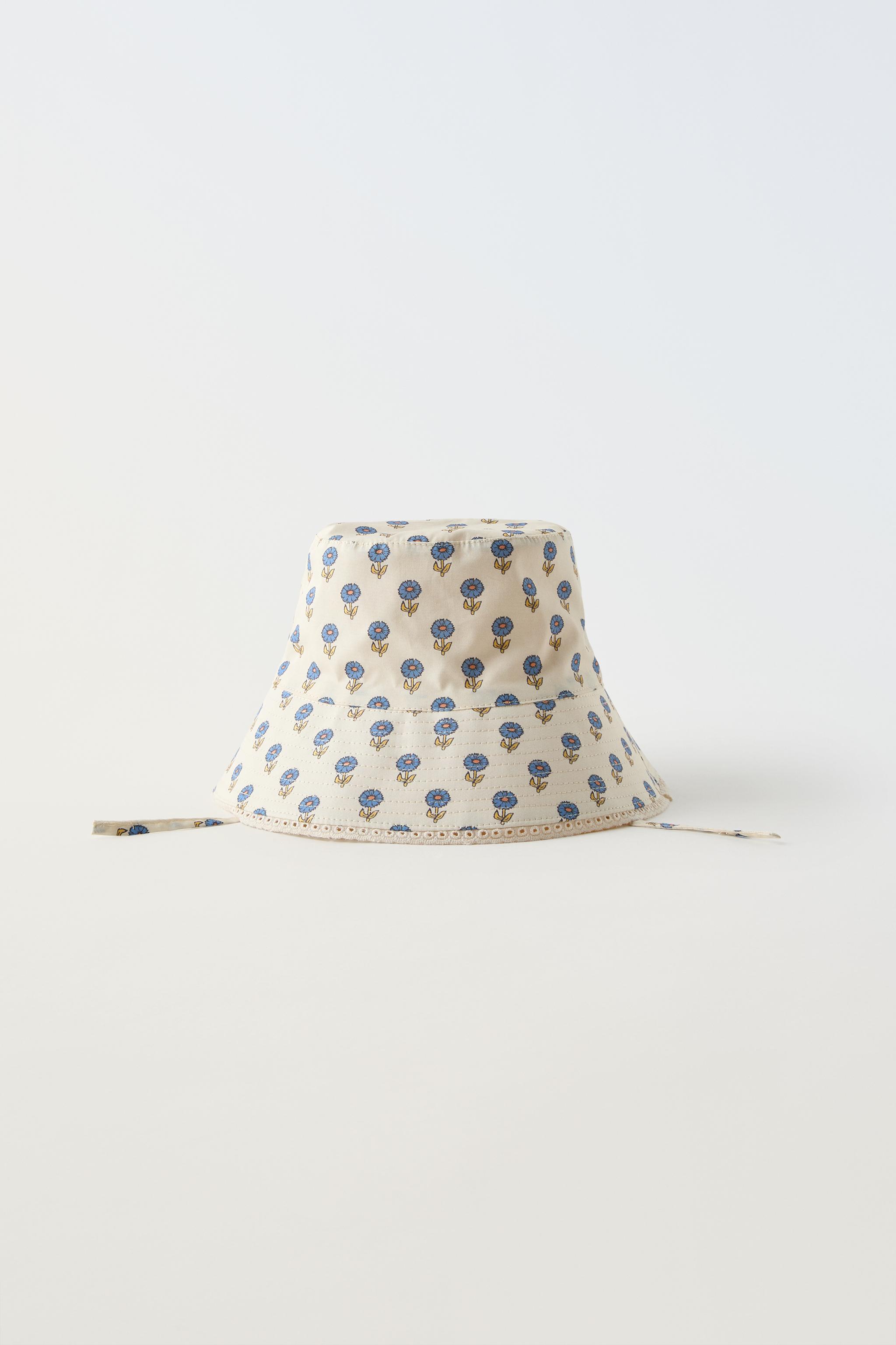 REVERSIBLE CHECKERED FLORAL BUCKET HAT