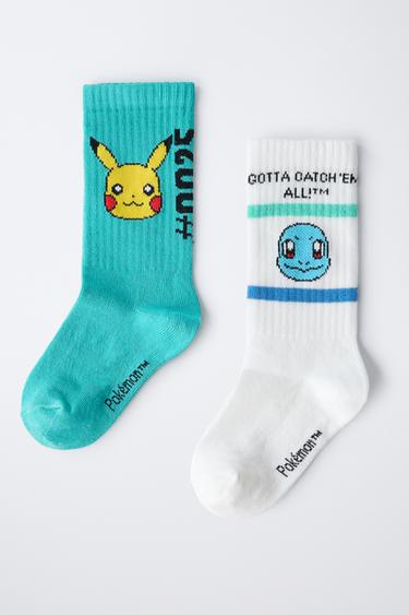 2-PACK OF PIKACHU POKÉMON ™ SOCKS - Greenish by Zara - Image 3