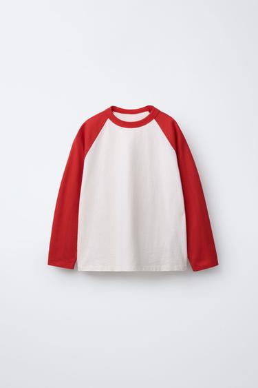 RAGLAN SLEEVE T-SHIRT BENSIMON ® X ZARA - Red by Zara