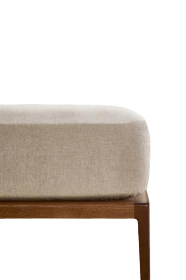 LINEN FITTED SHEET | 30 CM HIGH - Світло-бежевий Zara