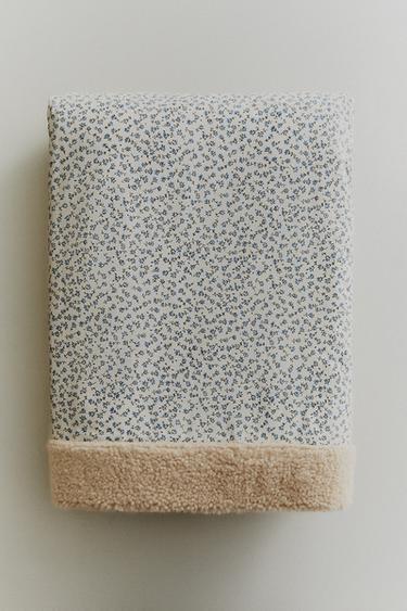 Zara FLORAL PET BLANKET - Blue