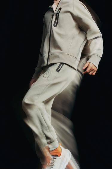 بنطلون رياضي JOGGER - أخضر رمادي by Zara