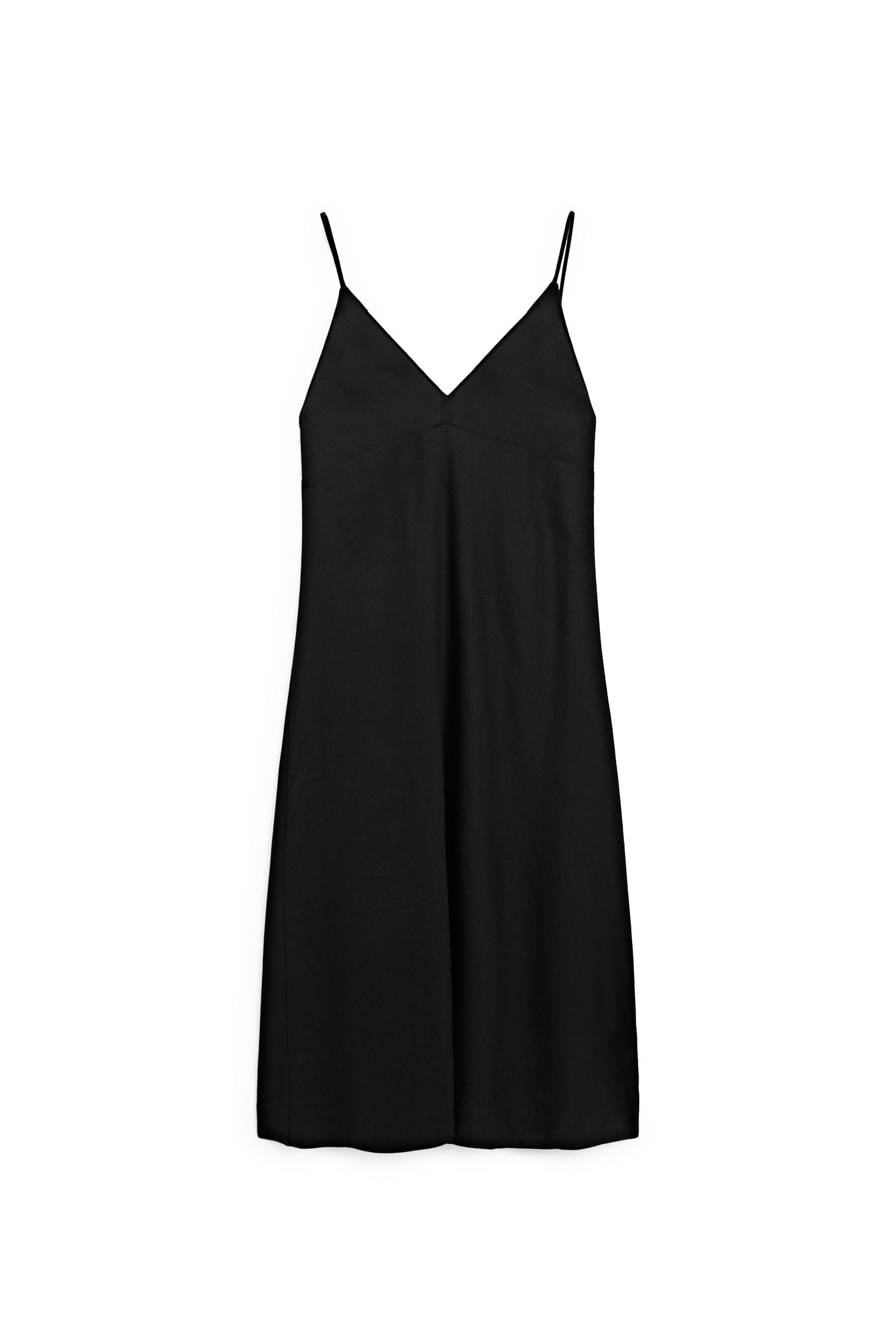 Flowing linen blend slip dress - LIMITED EDITION