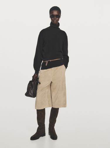 Zara Knit 100% cashmere turtleneck sweater - Black - Image 0