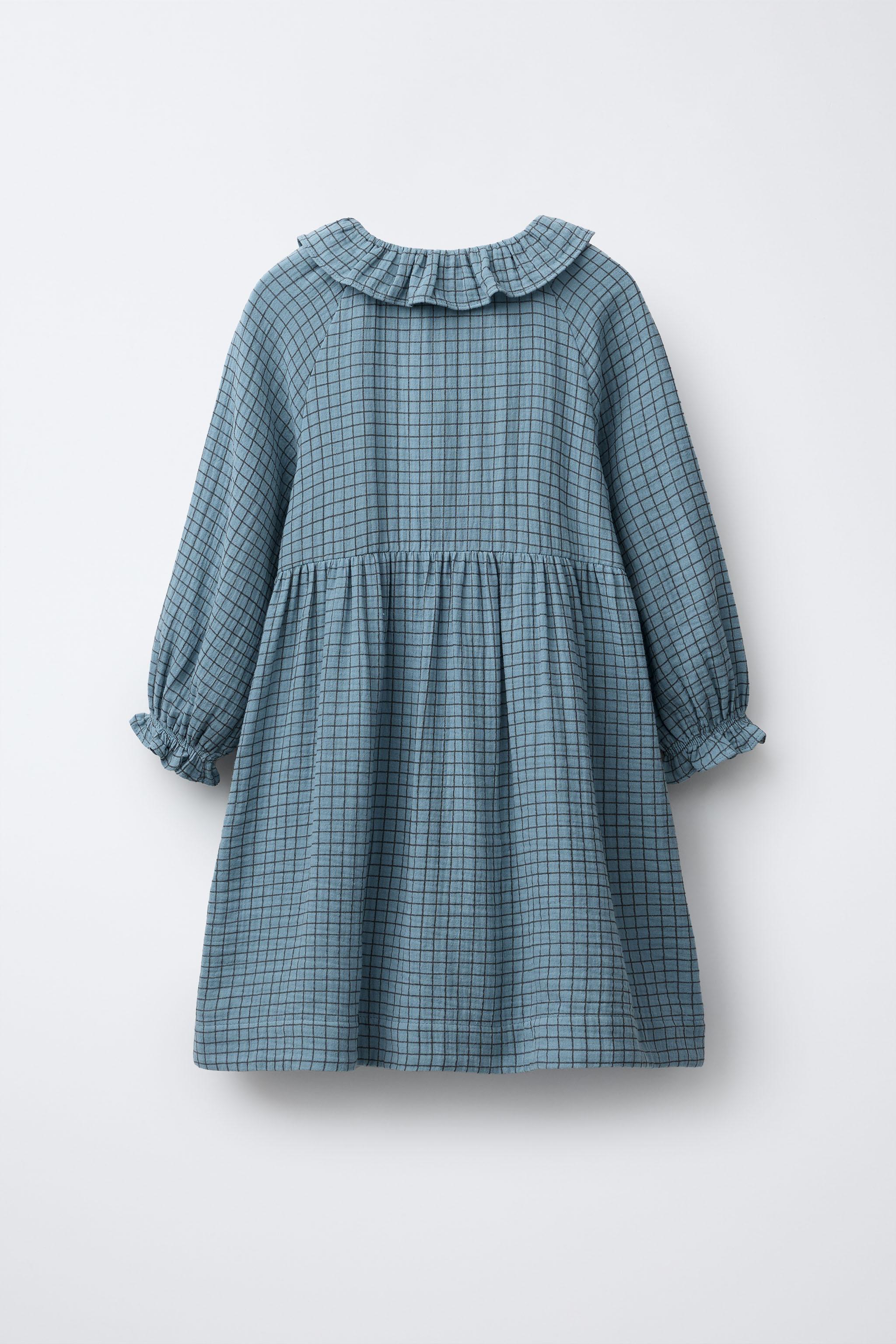 TEXTURED PLAID DRESS BENSIMON ® X ZARA