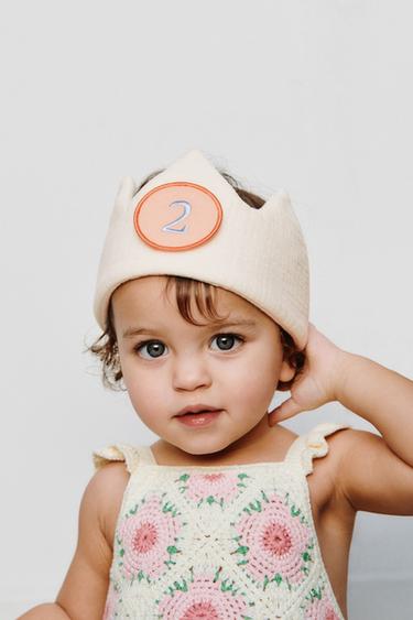 BIRTHDAY CROWN - Ecru by Zara