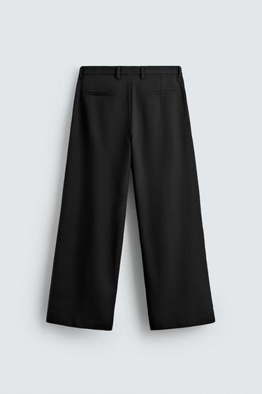 PANTALON À PLIS ET RAYURES TENNIS - Noir de Zara - Image 8