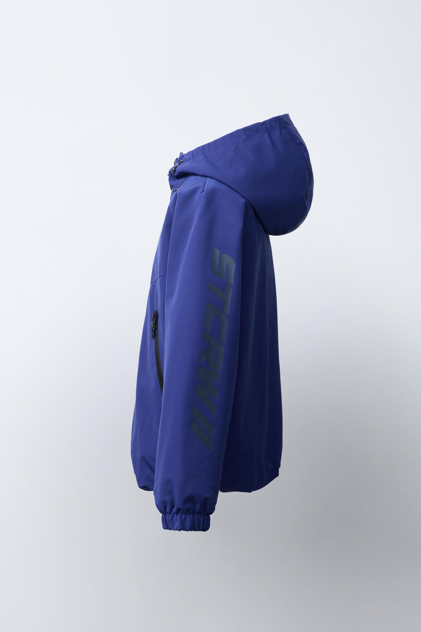 Детская куртка Zara Technical Hoodie Jacket, цвет: Голубоватый — фото 3