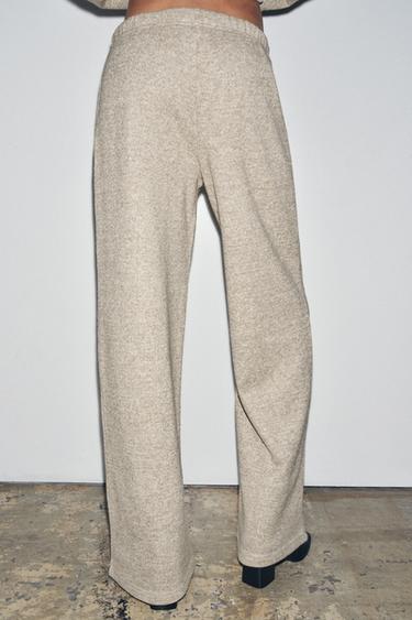 PANTALON RUSTIQUE - Marron clair de Zara - Image 5