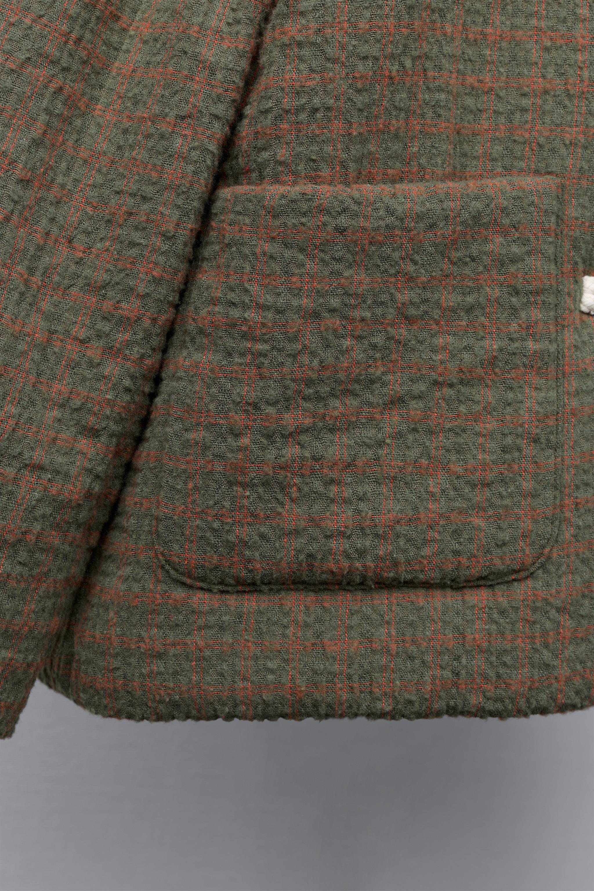 PLAID FIREMAN CLASP JACKET